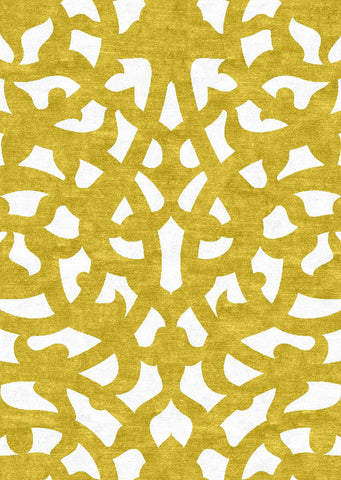 Chinese Door Rug - Sulphur