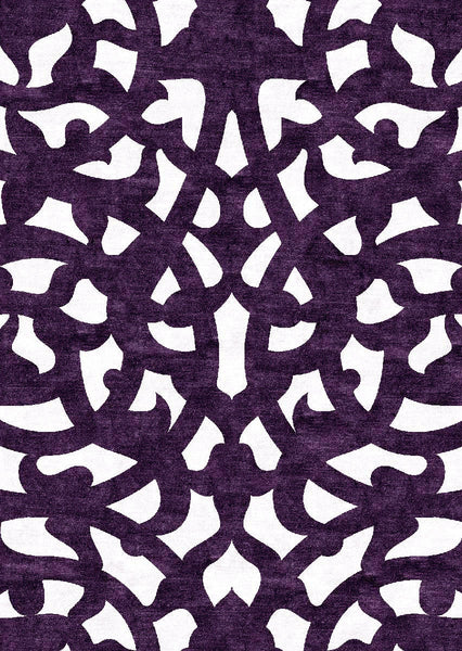 Chinese Door Rug - Wineberry