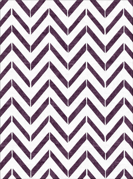 Deco Crossing Rug - Spiced Coral