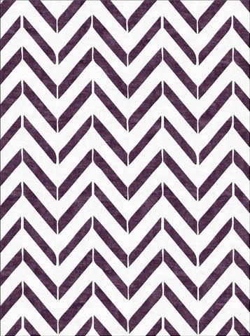 Deco Crossing Rug - Spiced Coral