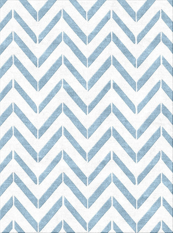 Crossing Solid Rug - Pastel Blue