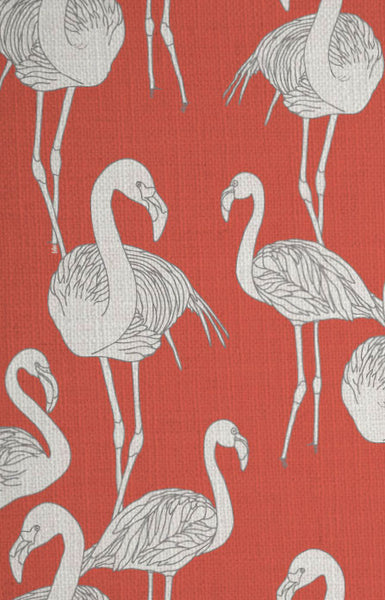 Sample Swatch - Deco Flamingo Fabric