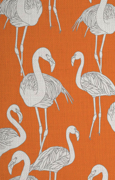 Sample Swatch - Deco Flamingo Fabric