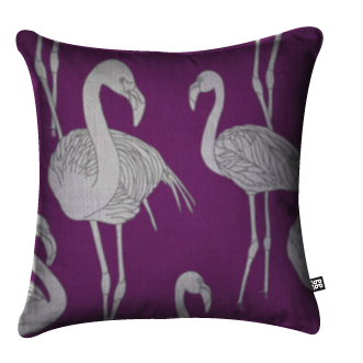 Deco Flamingo Cushion