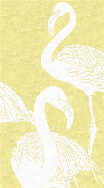 Flamingo Rug - Tender Yellow