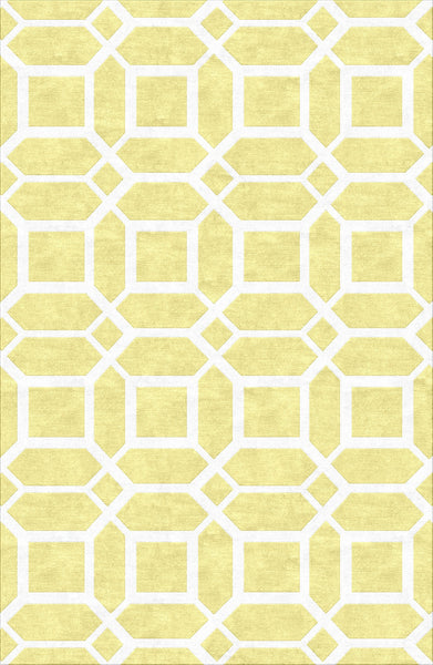 Lattice Rug - Tender Yellow