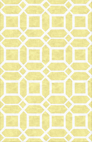 Lattice Rug - Tender Yellow