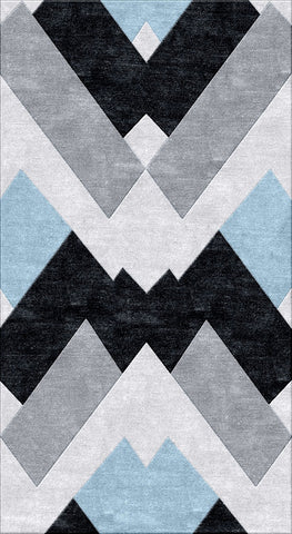 Leslie Rug - Pastel Blue