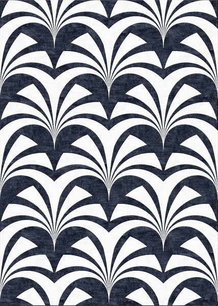 Miami Palms Rug - Emerald