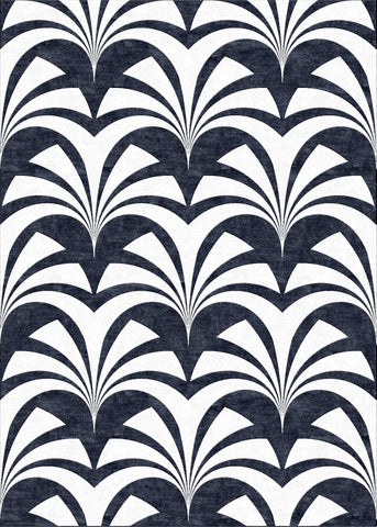 Miami Palms Rug - Emerald