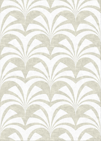 Miami Palms Rug - Silver Lining