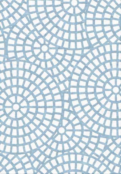 Mosiac Rug - Pastel Blue