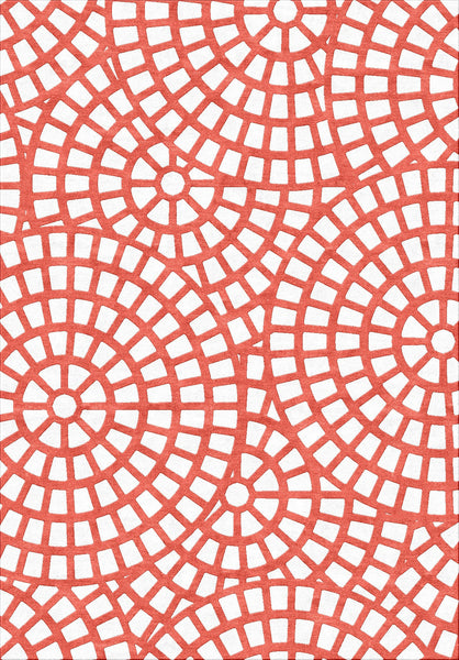 Mosiac Rug - Spiced Coral