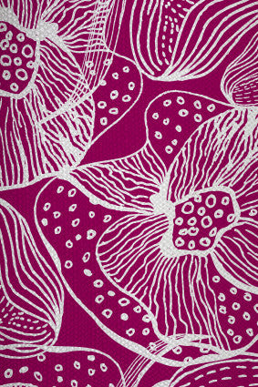 Sample Swatch - Orchids Fabric