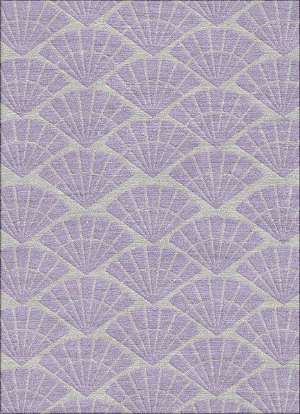 Sensu Fan  Rug - Gull Grey