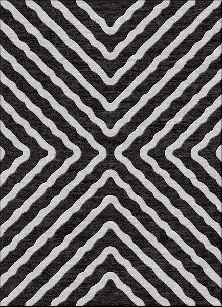 Serpent Rug - Caviar