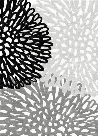 Warratah Rug - Caviar